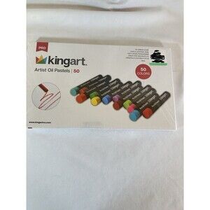 Kingart Pro Artist Oil Pastels 50 Colors New Unopened